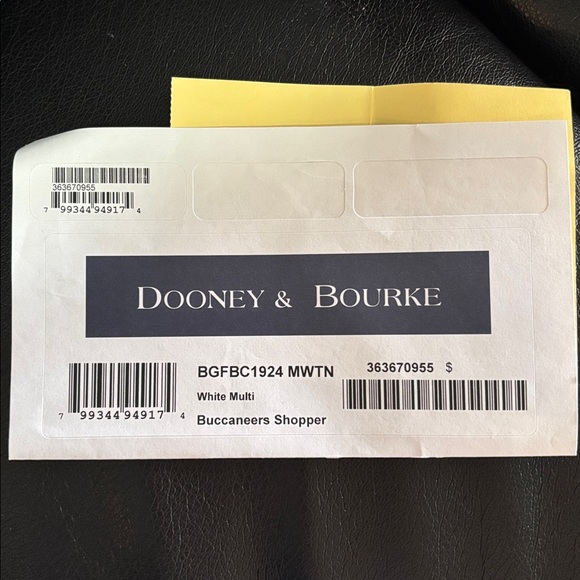 Dooney & Bourke Buccaneers Red and White Tote - Picture 16 of 16